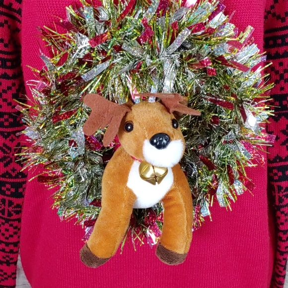 UGLY CHRISTMAS SWEATER 3D SIZE XL - Picture 4 of 7